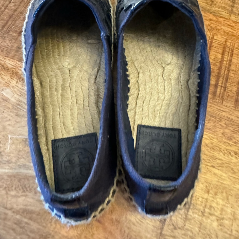 Great Condition! Tory Burch Espadrilles - Navy - image 3